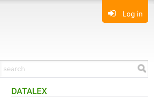 DataLex Community log in process